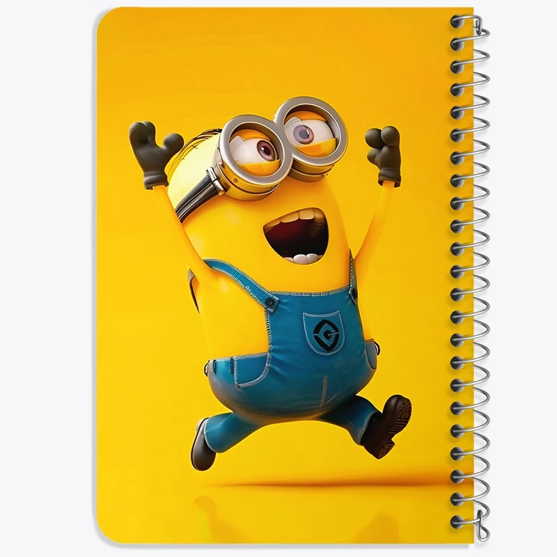 دفتر یادداشت 50 برگ خندالو طرح مینیون ها (Minions) کد F5912