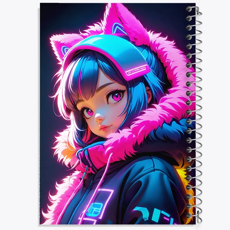 دفتر طراحی 50 برگ خندالو طرح دخترانه کد N3302