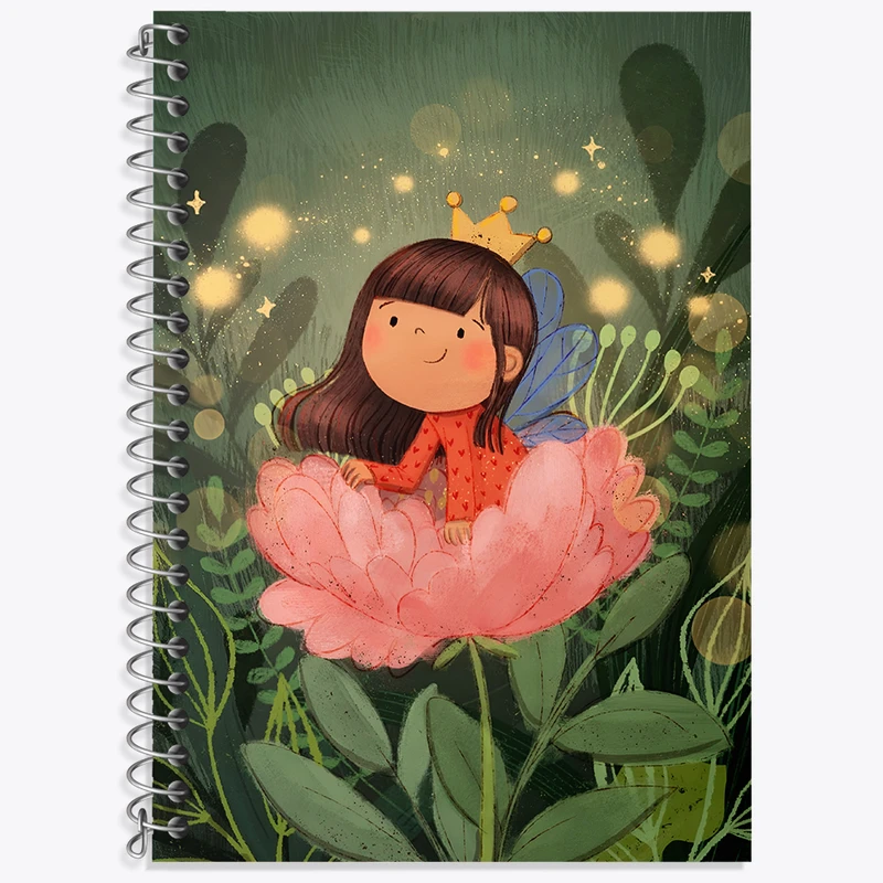 دفتر نت موسیقی 50 برگ خندالو طرح دخترانه کیوت کد N7431