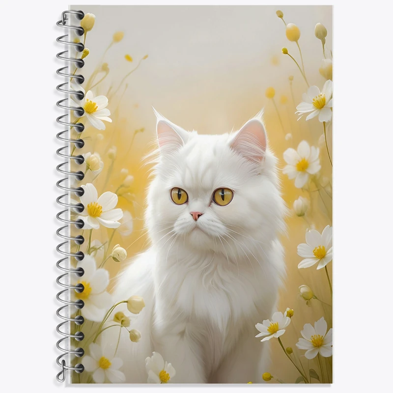 دفتر لغت 50 برگ خندالو طرح گربه کد F10036