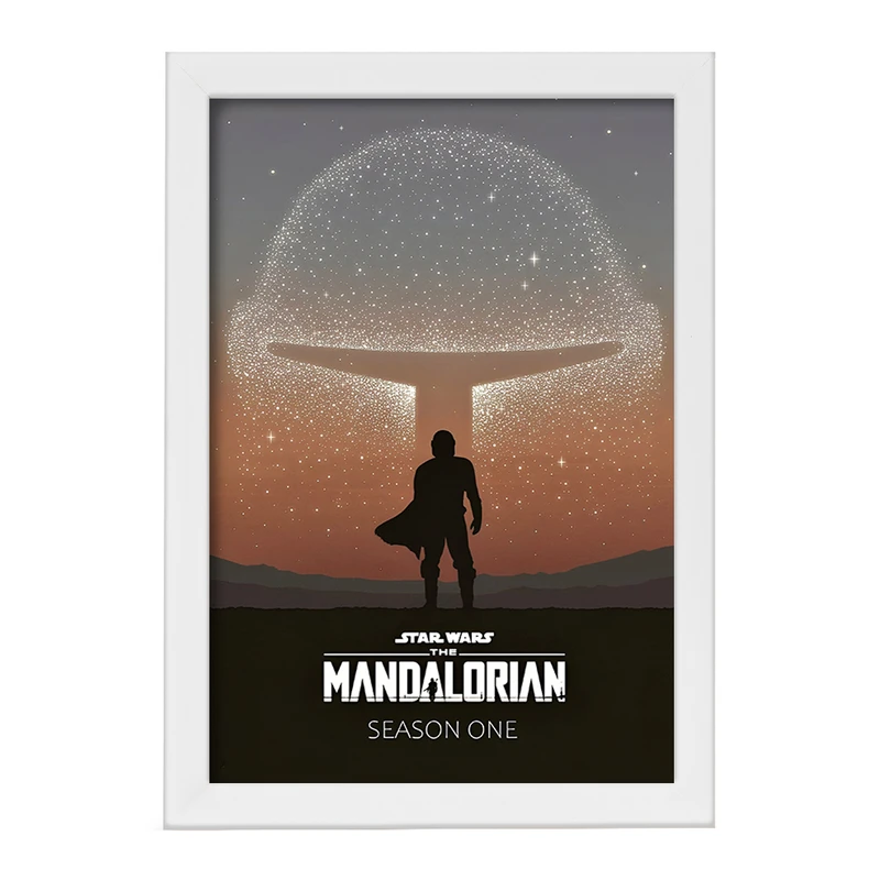 تابلو خندالو طرح مندلورین (The Mandalorian) کد F13746