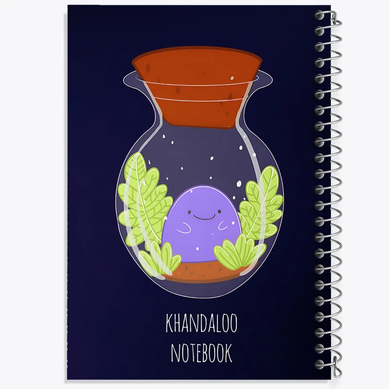 دفتر مشق 100 برگ خندالو طرح فانتزی کد N8175