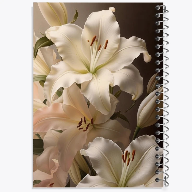 دفتر طراحی 50 برگ خندالو طرح گل کد F1225