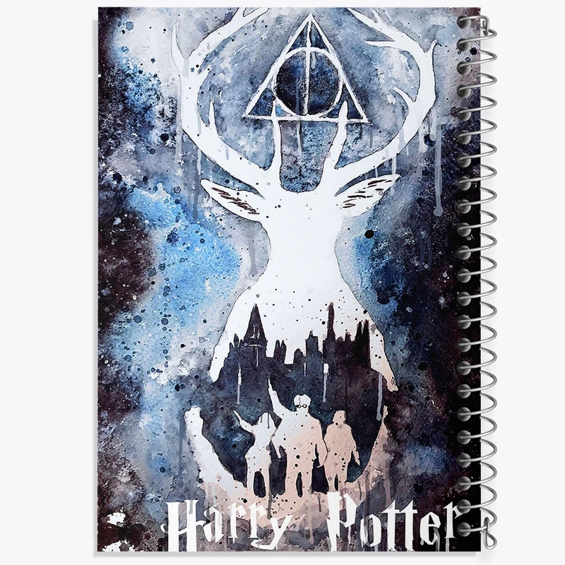 دفتر شطرنجی 50 برگ خندالو طرح هری پاتر (Harry Potter) کد F11347