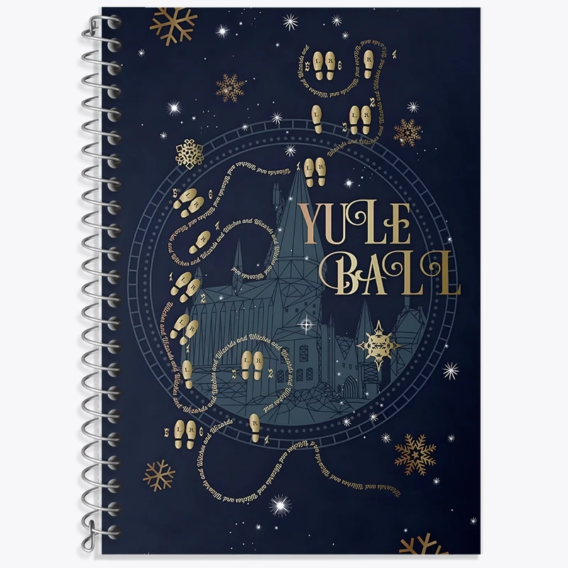 دفتر زبان 50 برگ خندالو مدل سه خط طرح هری پاتر (Harry Potter) کد F9744