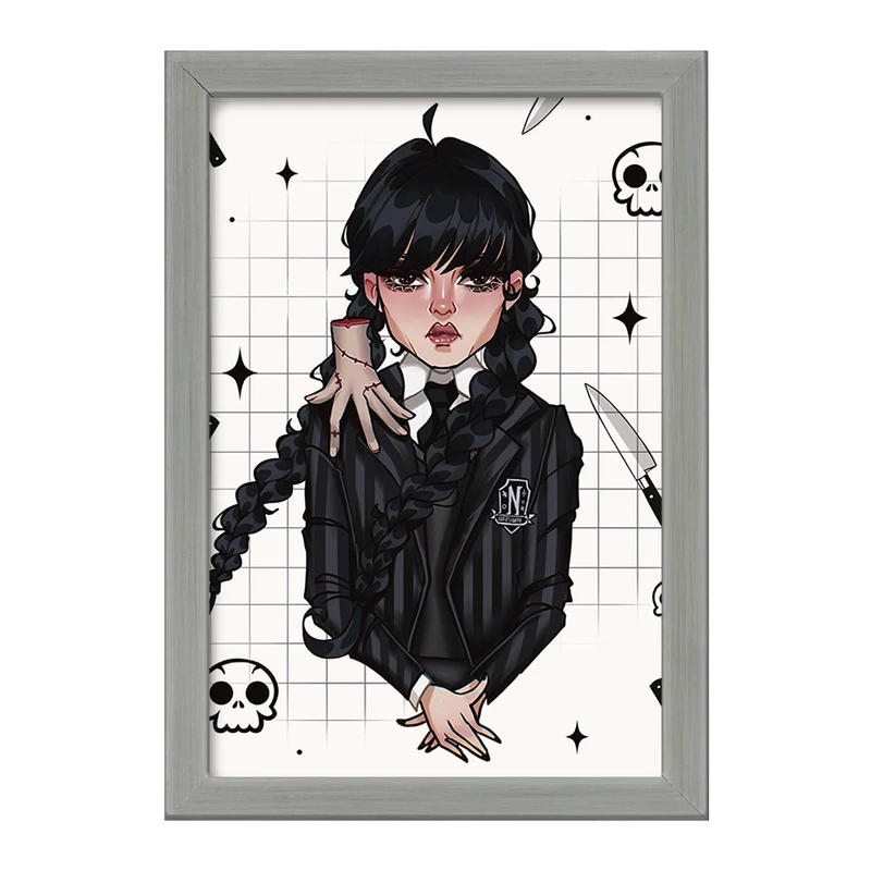 تابلو خندالو طرح ونزدی (Wednesday) کد F2470