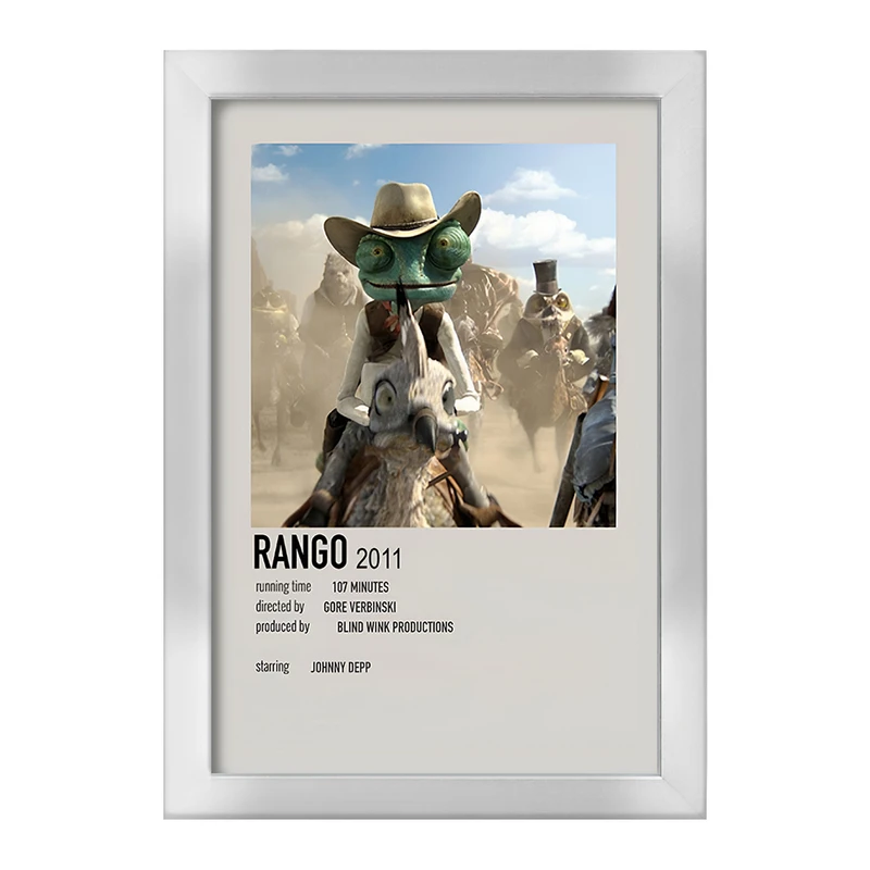 تابلو خندالو طرح رنگو (Rango) کد F13258