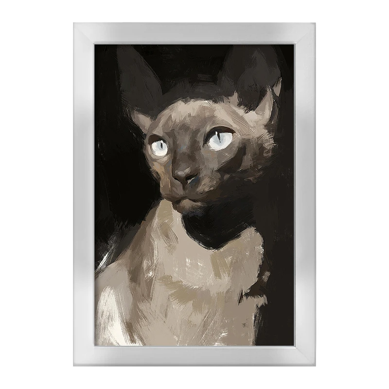 تابلو خندالو طرح گربه (Cat) کد F979