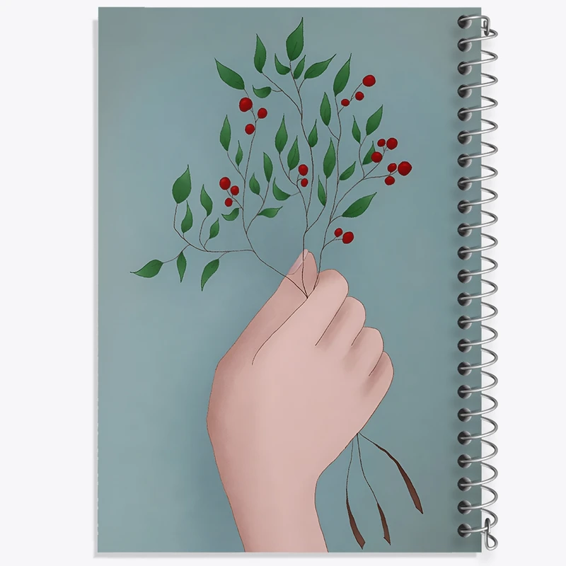 دفتر لیست خرید 50 برگ خندالو طرح دسته ی گل کد N8184