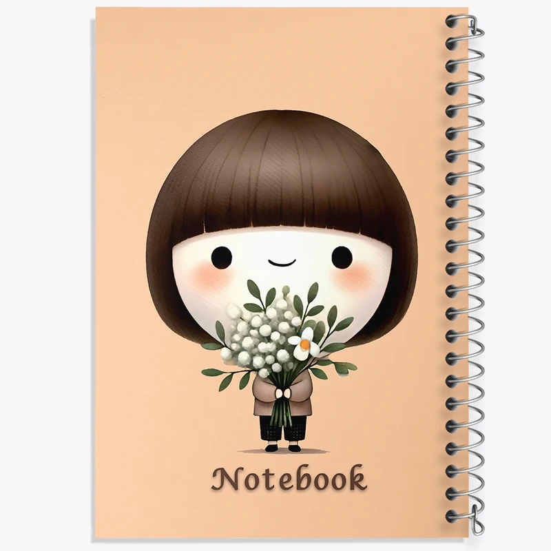 دفتر نقاشی 50 برگ خندالو طرح دخترانه کد N7015