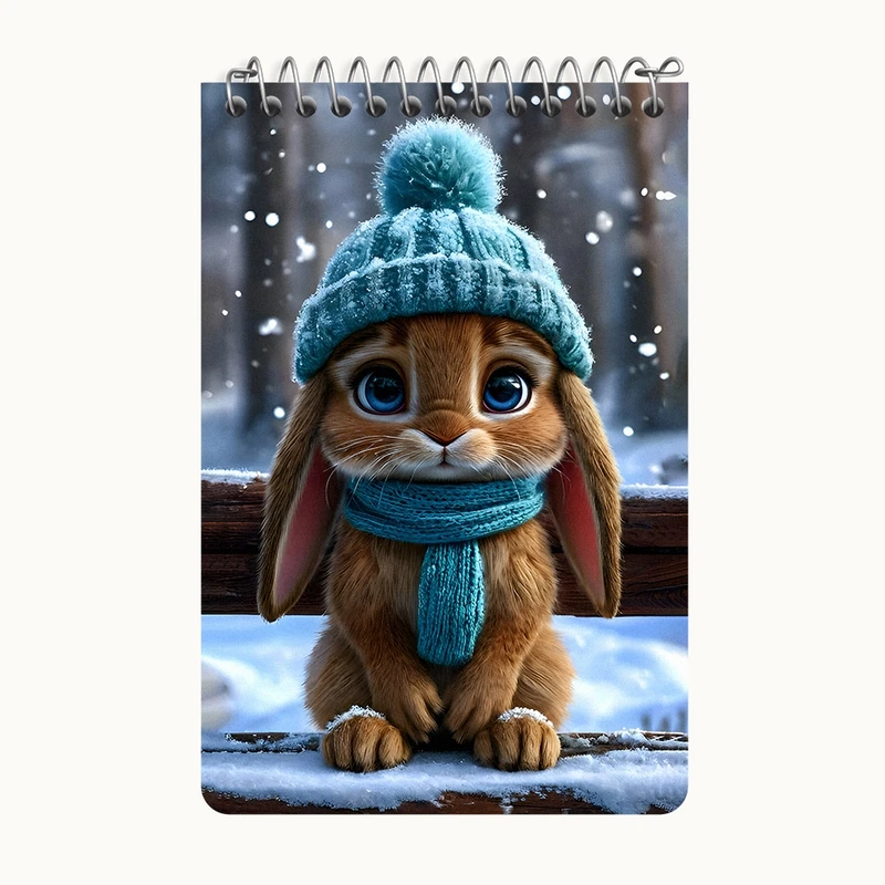 دفتر یادداشت 50 برگ خندالو طرح خرگوش بامزه کد F9527