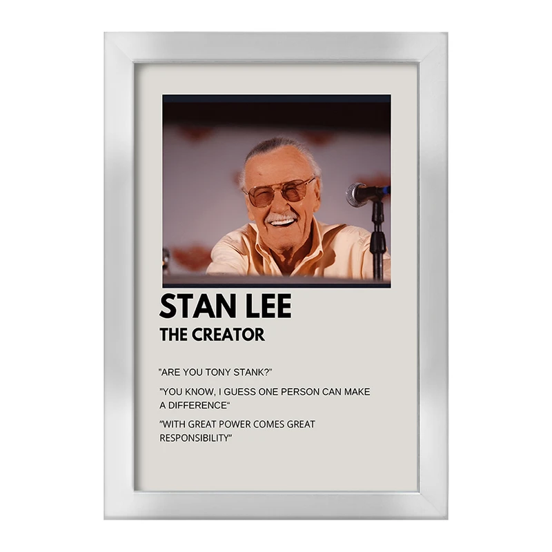تابلو خندالو طرح استن لی (Stan Lee) کد F13160