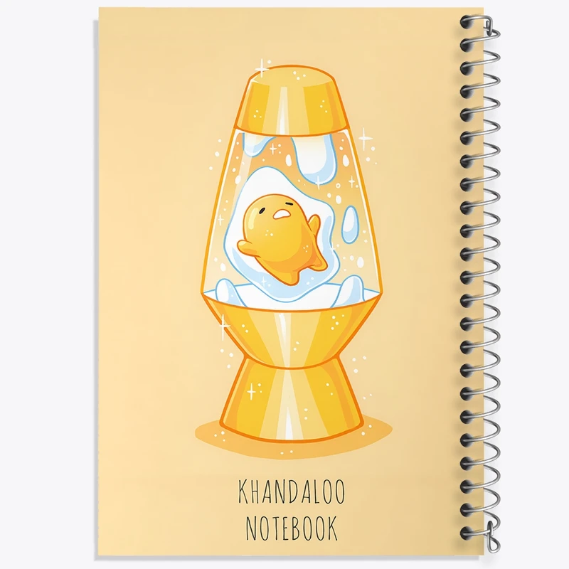 دفتر طراحی 50 برگ خندالو طرح گودتاما (Gudetama) کد N8836