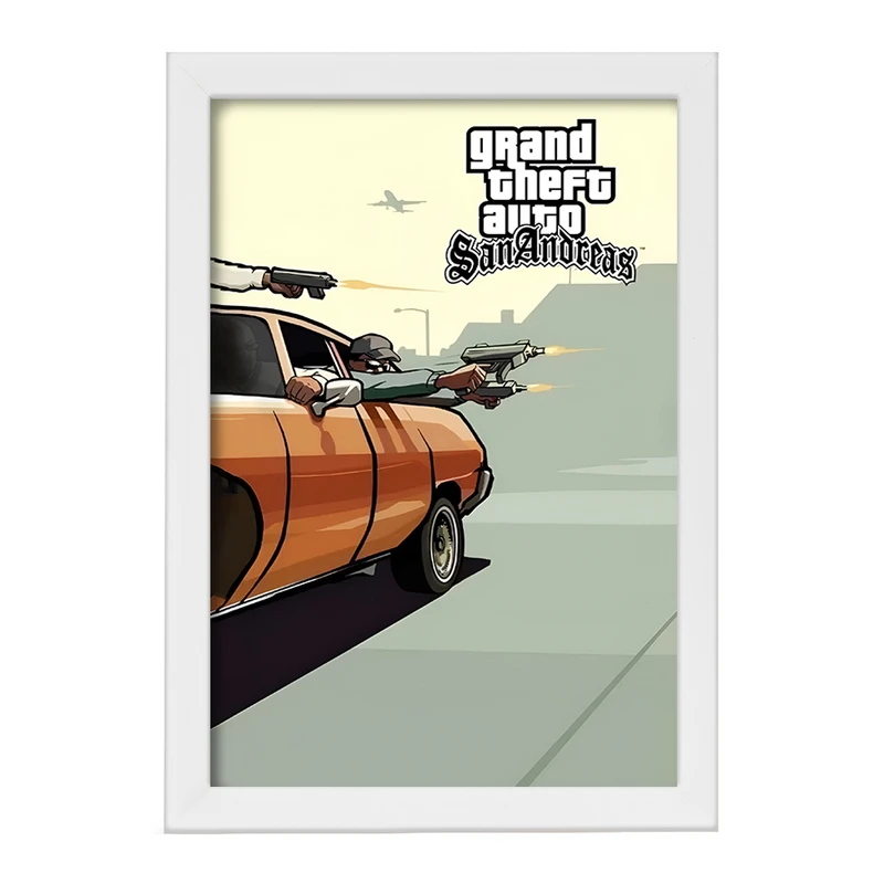 تابلو خندالو طرح جی تی ای (GTA) کد F13535