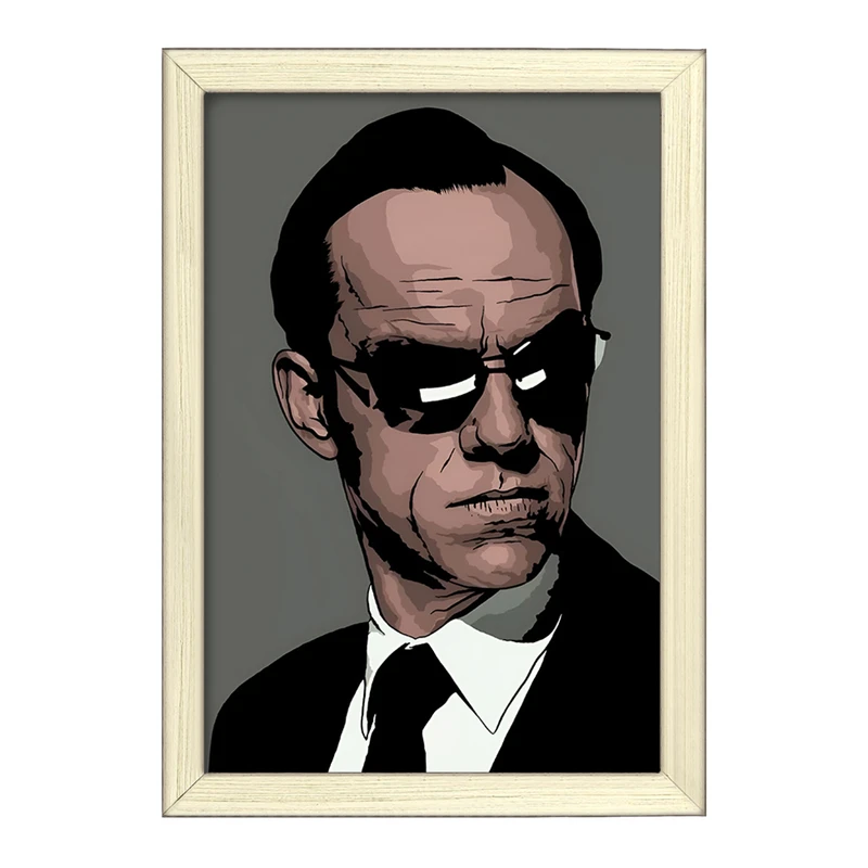 تابلو خندالو طرح مامور اسمیت (Agent Smith) کد F13550