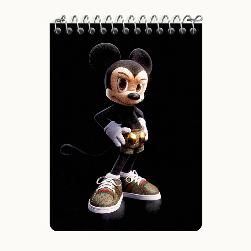 دفتر یادداشت 50 برگ خندالو طرح میکی موس (Mickey mouse) کد N7917