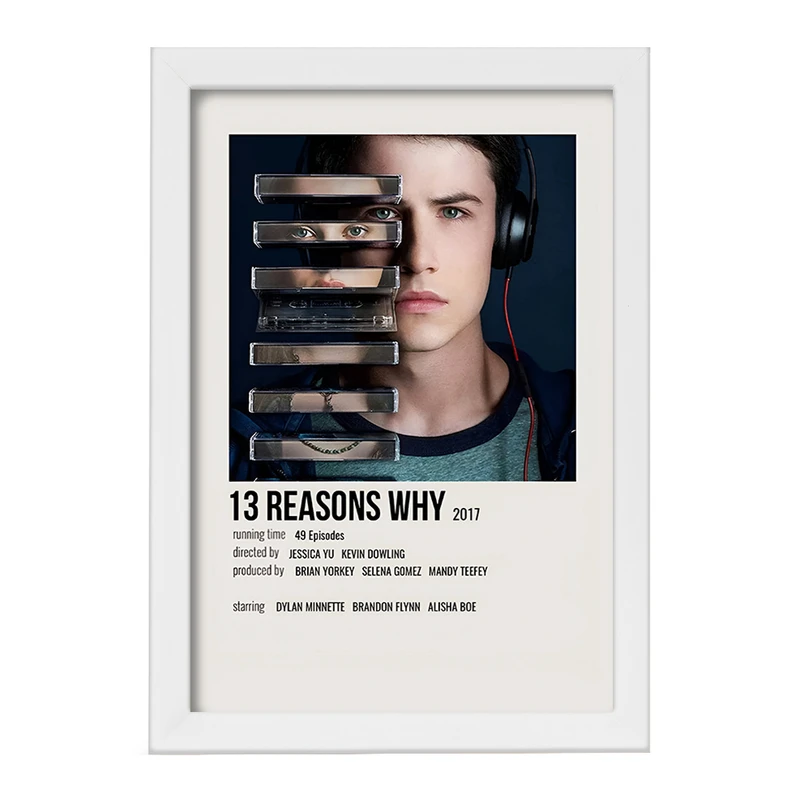 تابلو خندالو طرح 13 Reasons Why کد F13374