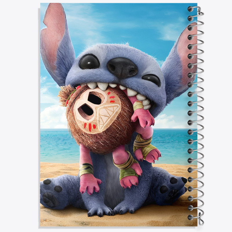 دفتر مشق 100 برگ خندالو طرح استیچ (Stitch) کد N7261