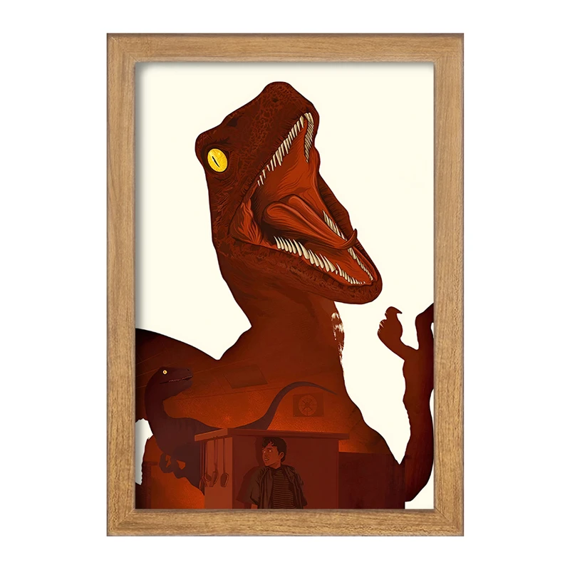 تابلو خندالو طرح دایناسور (Dino) کد F13778