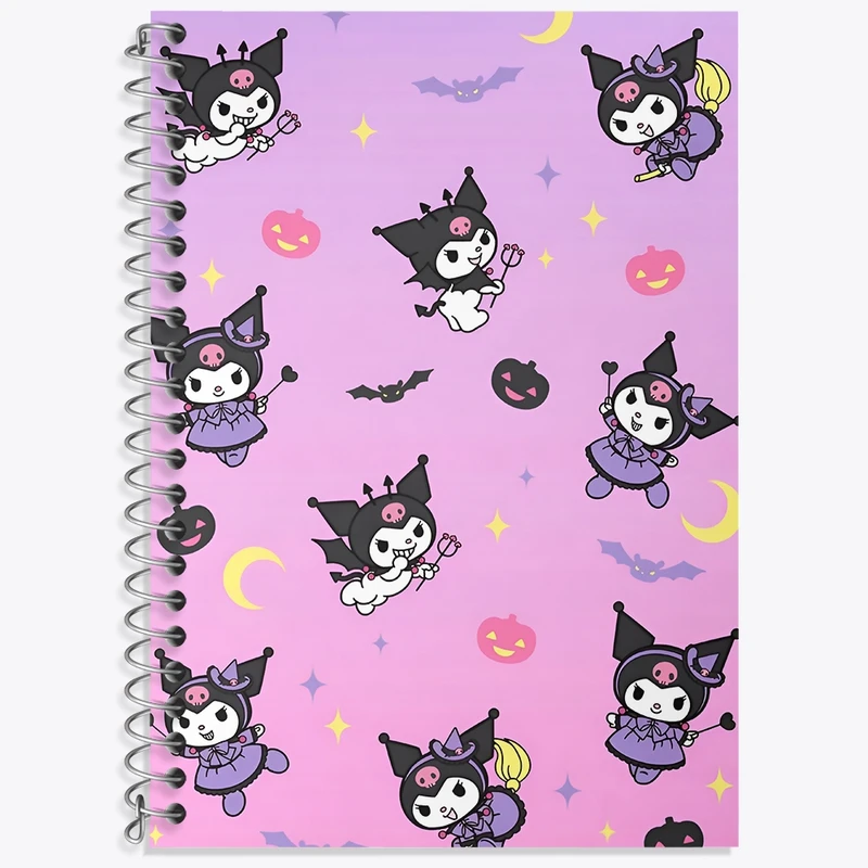 دفتر لغت 50 برگ خندالو طرح کرومی (Kuromi) کد N9075