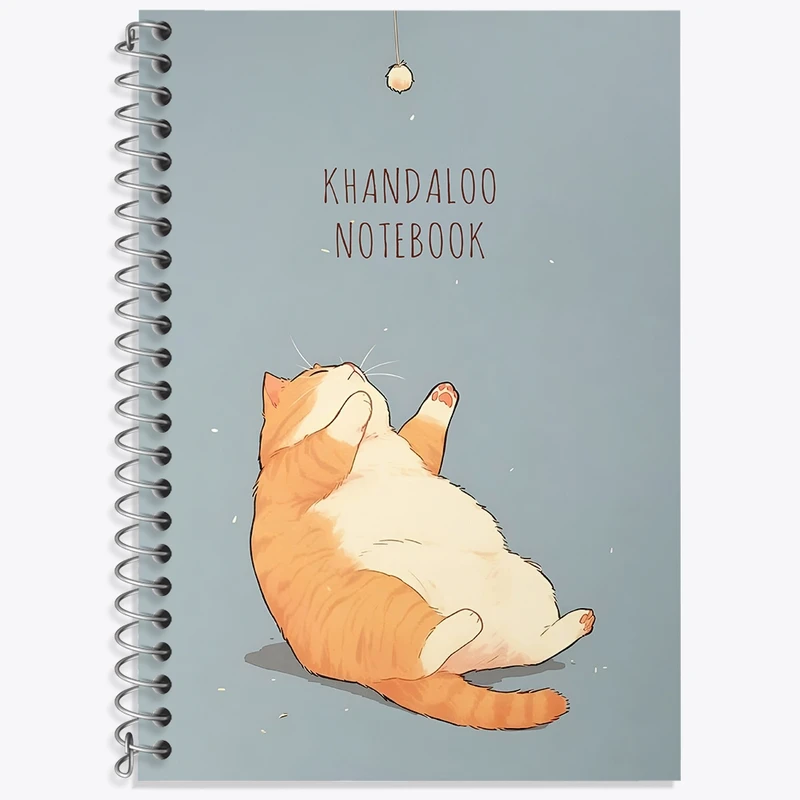 دفتر لغت 50 برگ خندالو طرح گربه کیوت کد N9432