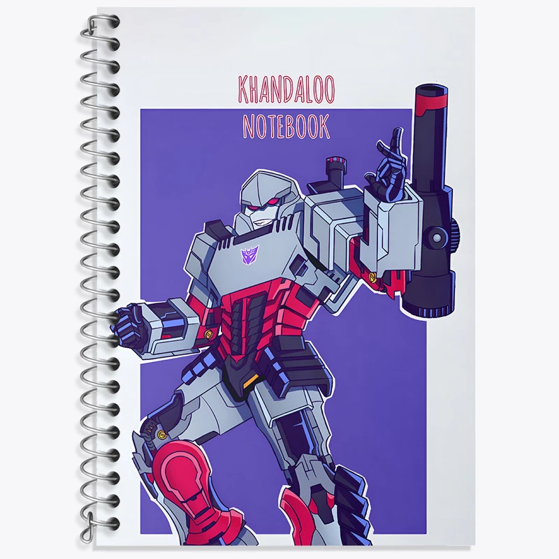 دفتر نت موسیقی 50 برگ خندالو طرح فیلم ترنسفورمرز (Megatron) کد N8933
