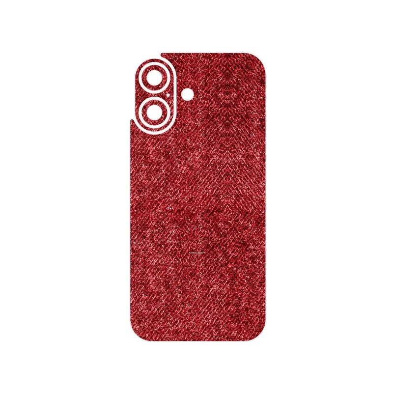 برچسب پوششی ماهوت مدل Fabric Texture 4 مناسب برای گوشی موبایل اپل iPhone 17
