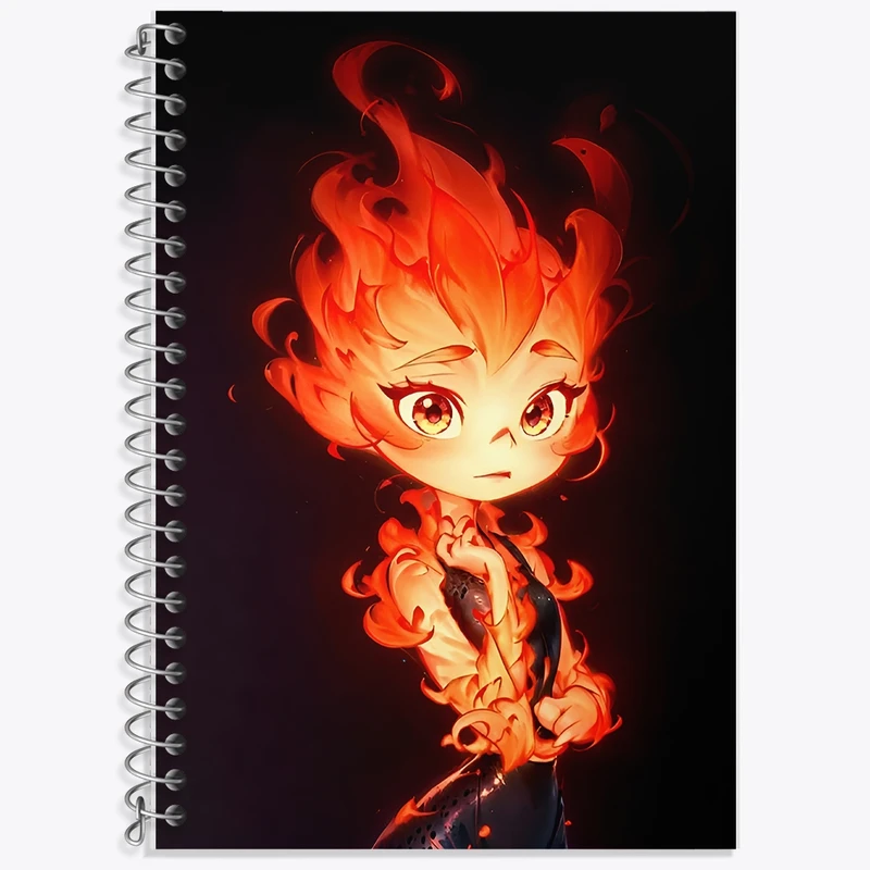 دفتر لغت 50 برگ خندالو طرح بنیادین (Elemental) کد F11627