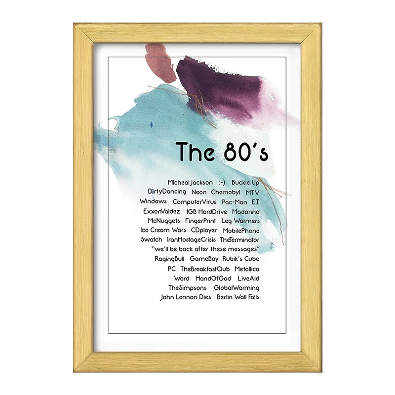 تابلو خندالو طرح دهه 80 کد F11484