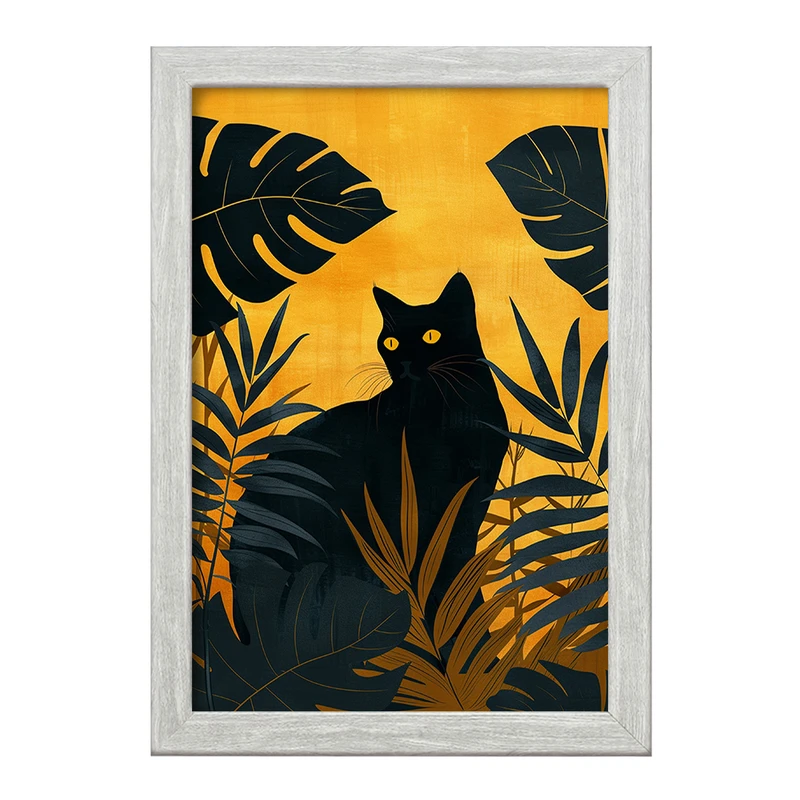 تابلو خندالو طرح گربه (Cat) کد F1742