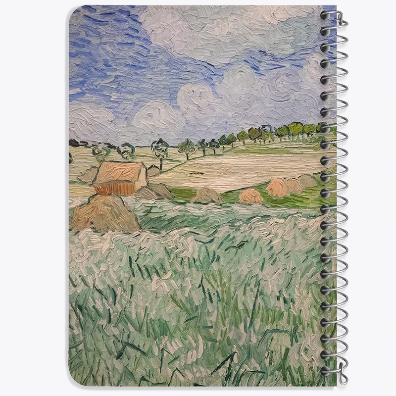 دفتر یادداشت 50 برگ خندالو طرح ونسان ونگوگ (Van Gogh) کد 36784