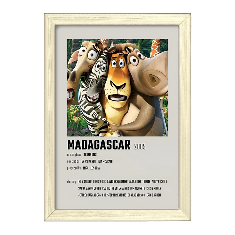 تابلو خندالو طرح ماداگاسکار (Madagascar) کد F14207