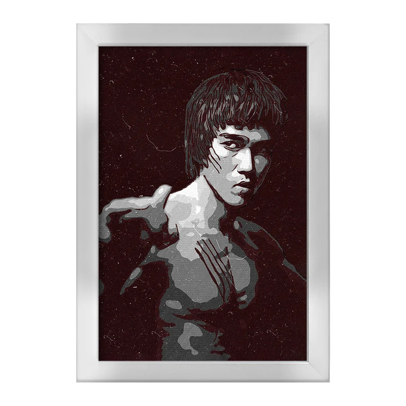 تابلو خندالو طرح بروس لی (Bruce Lee) کد F1789