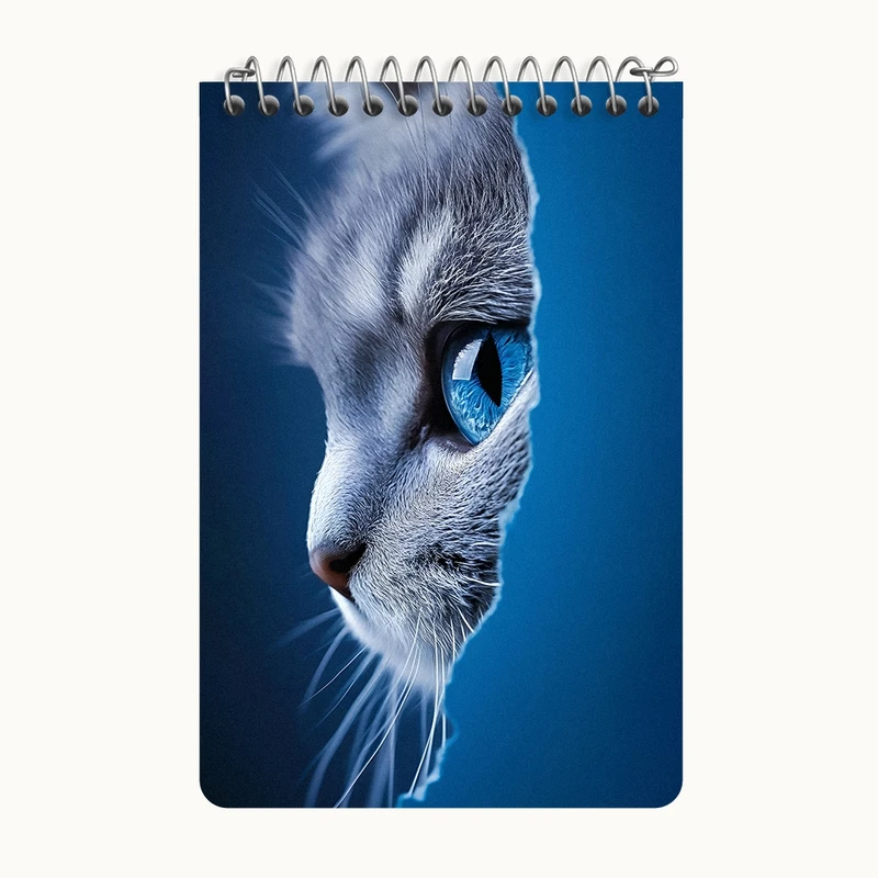 دفتر یادداشت 50 برگ خندالو طرح گربه کد F10725