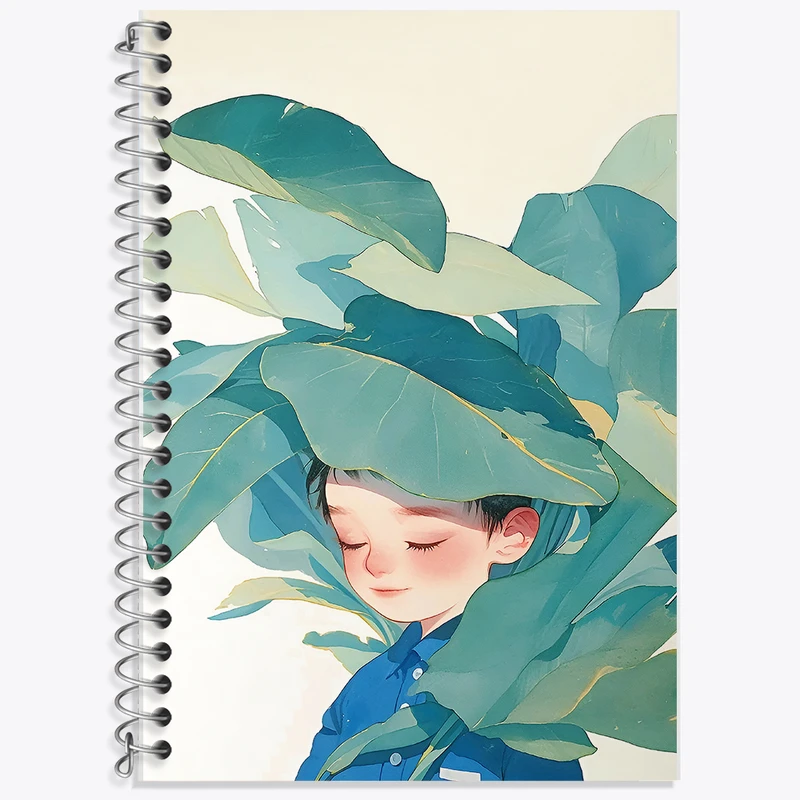 دفتر زبان 50 برگ خندالو مدل دو خط طرح پسرانه کد F14113