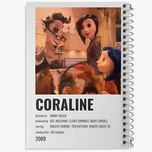 دفتر نقاشی 50 برگ خندالو طرح کورالاین (Coraline) کد F13226