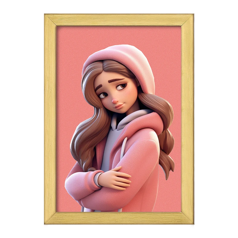 تابلو خندالو طرح دخترانه کد F2572