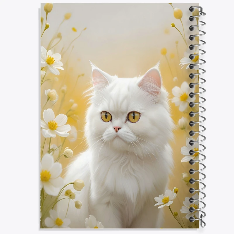 دفتر لیست خرید 50 برگ خندالو طرح گربه کد F10036