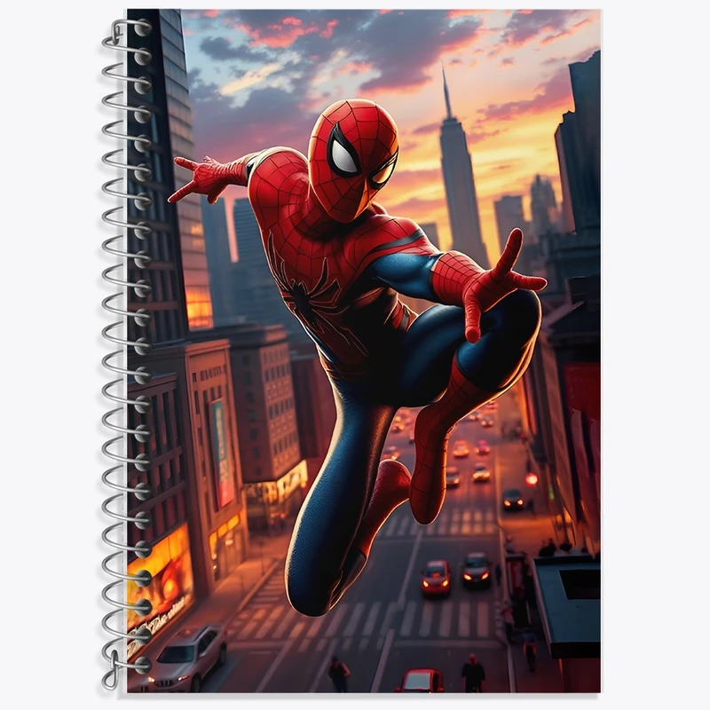 دفتر لغت 50 برگ خندالو طرح مرد عنکبوتی کد F12723