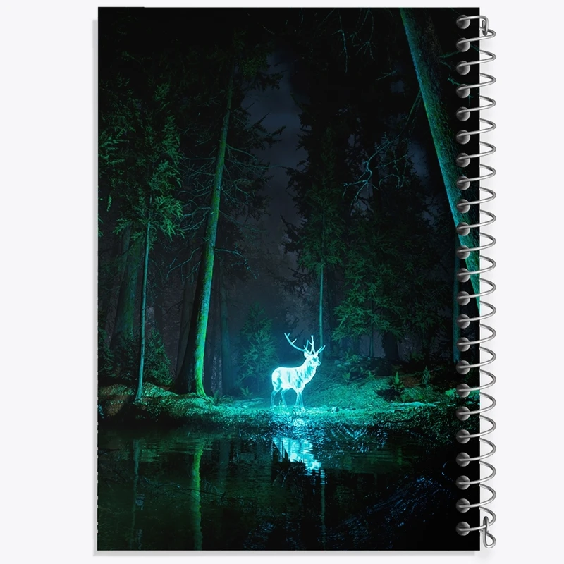 دفتر طراحی 50 برگ خندالو طرح گوزن کد F1415