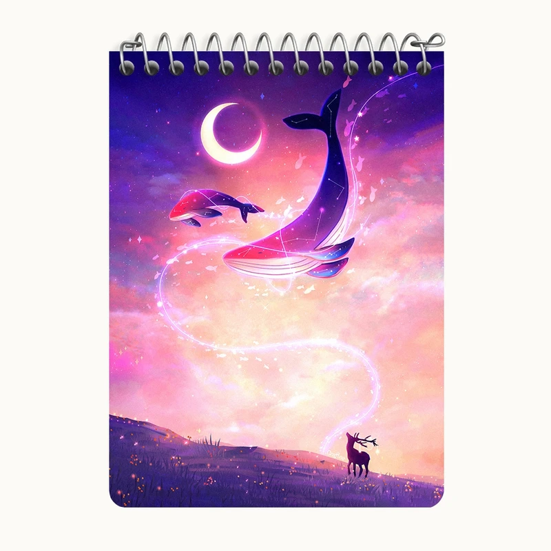 دفتر یادداشت 50 برگ خندالو طرح وال کد N4254