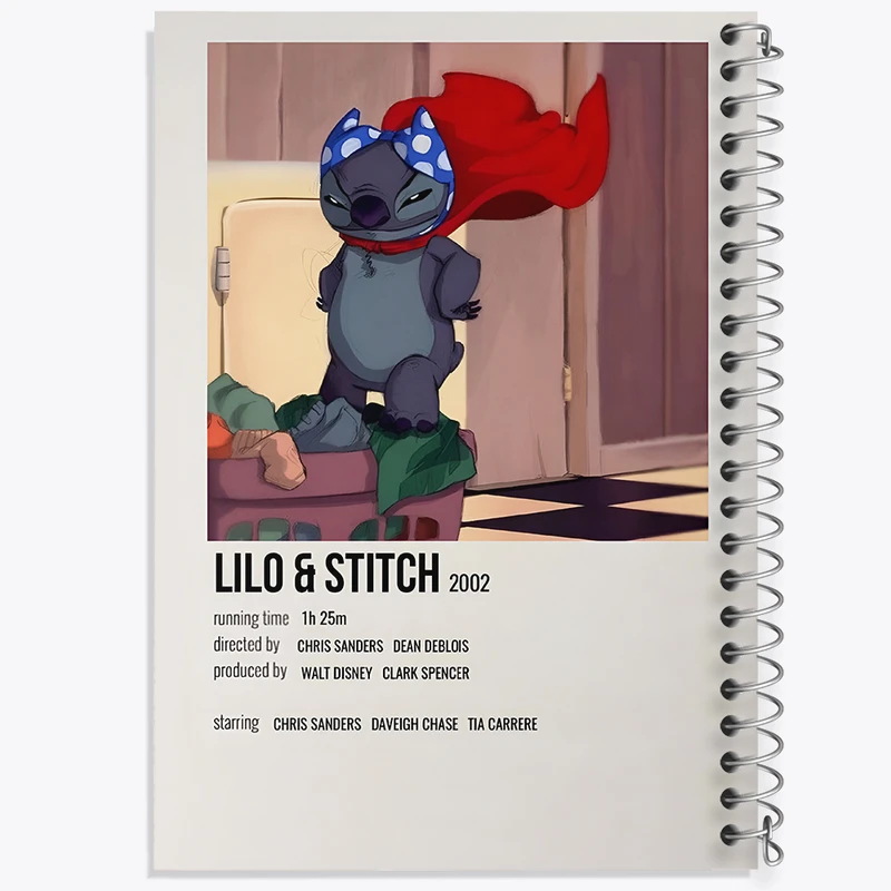 دفتر مشق 50 برگ خندالو طرح لیلو و استیچ (Lilo & Stitch) کد F13200