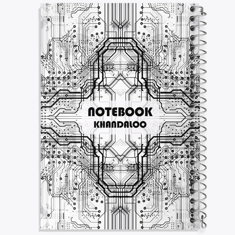 دفتر طراحی 50 برگ خندالو طرح مدرن کد N7571
