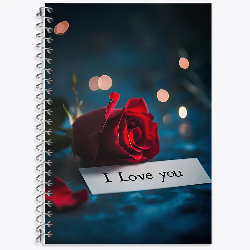 دفتر نت موسیقی 50 برگ خندالو طرح I Love You کد F12577