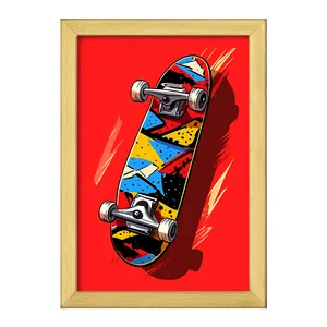 تابلو خندالو طرح اسکیت برد کد F10627