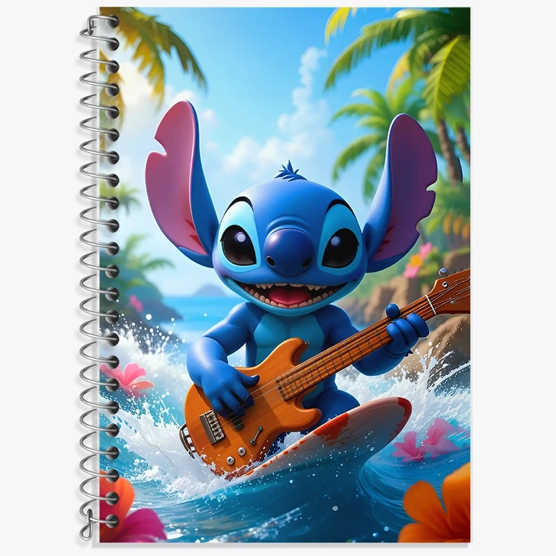 دفتر لغت 50 برگ خندالو طرح استیچ کد F12644