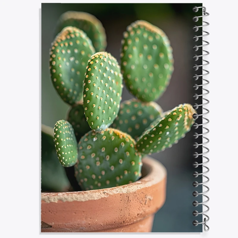 دفتر طراحی 50 برگ خندالو طرح کاکتوس کد F8974