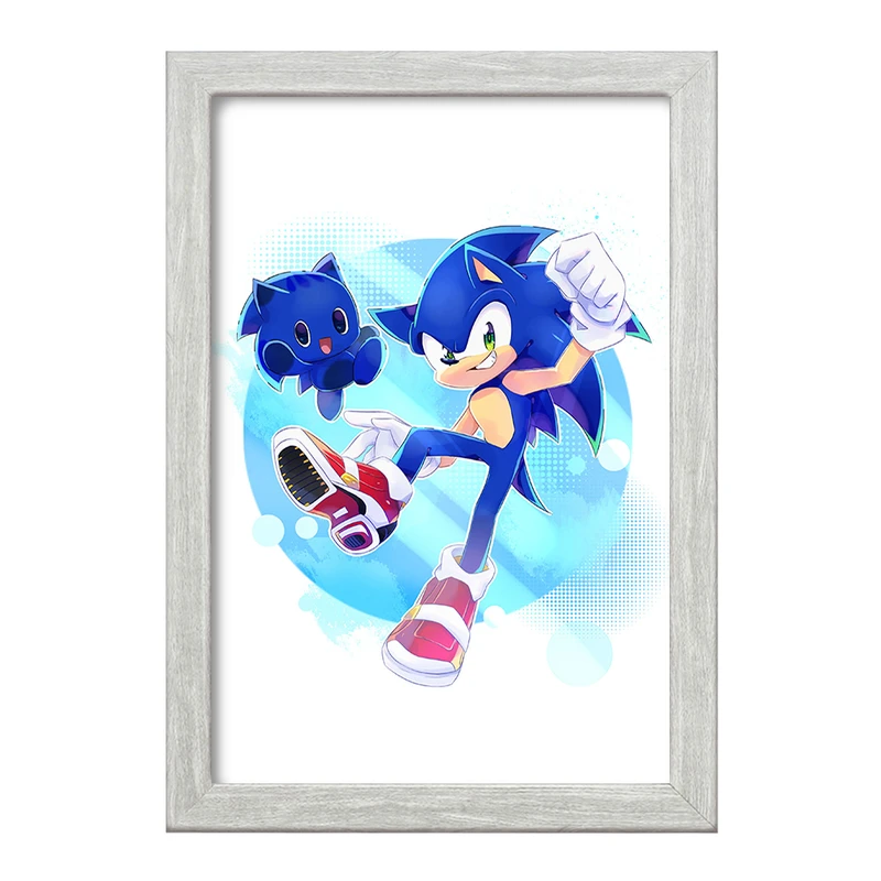 تابلو خندالو طرح سونیک (Sonic) کد F2203