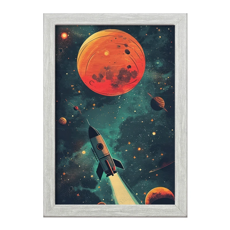 تابلو خندالو طرح کهکشان کد F3037