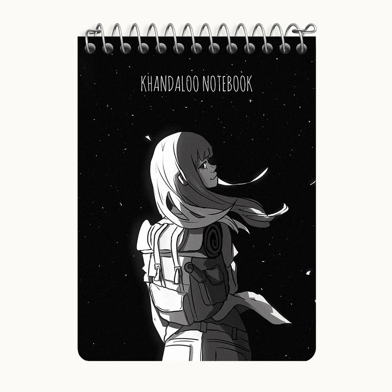 دفتر یادداشت 50 برگ خندالو طرح دخترانه کد N7993